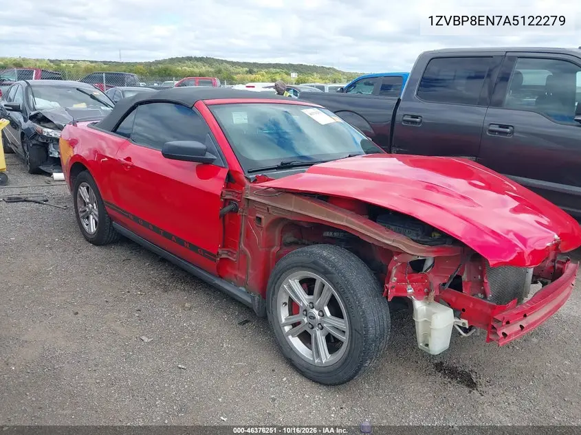 FORD MUSTANG 2010, VIN 1ZVBP8EN7A5122279