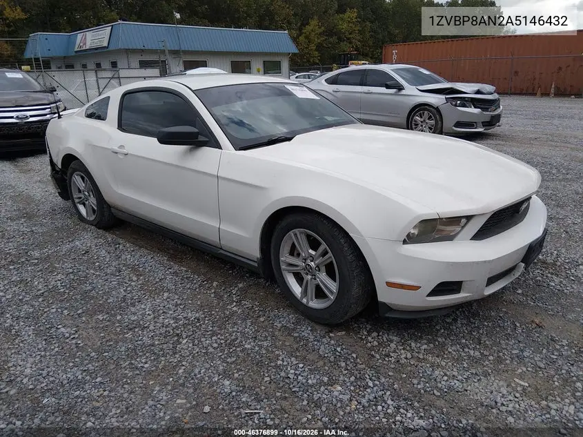 FORD MUSTANG 2010, VIN 1ZVBP8AN2A5146432