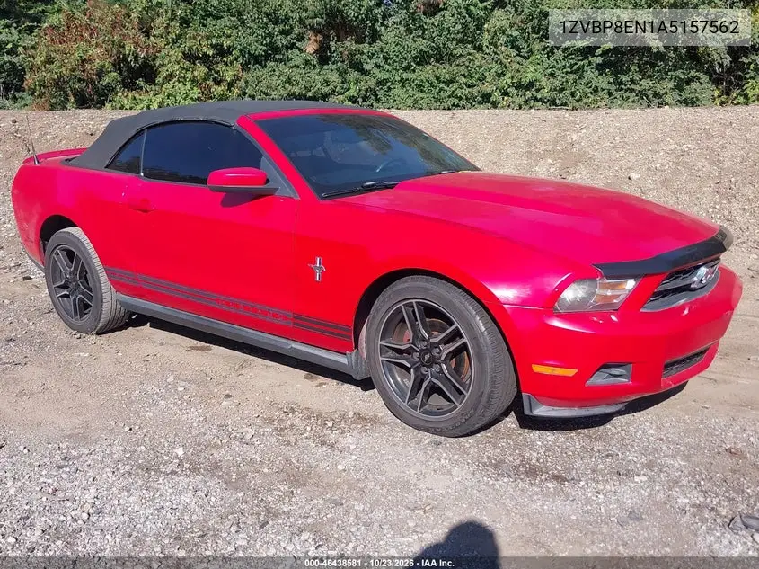 FORD MUSTANG 2010, VIN 1ZVBP8EN1A5157562