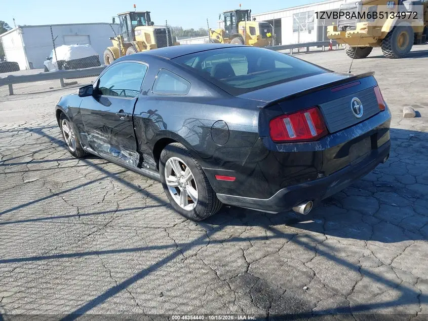 2011 FORD MUSTANG VIN 1ZVBP8AM6B5134972 — фото 3