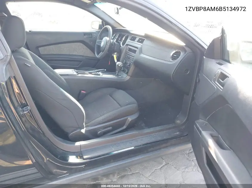 2011 FORD MUSTANG VIN 1ZVBP8AM6B5134972 — фото 5
