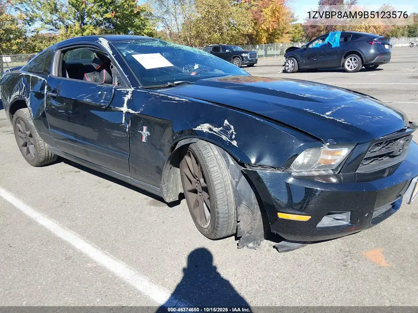 FORD MUSTANG 2011, VIN 1ZVBP8AM9B5123576