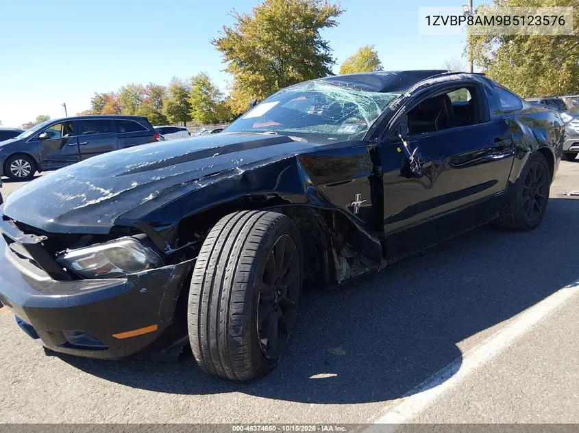 2011 FORD MUSTANG VIN 1ZVBP8AM9B5123576 — фото 2