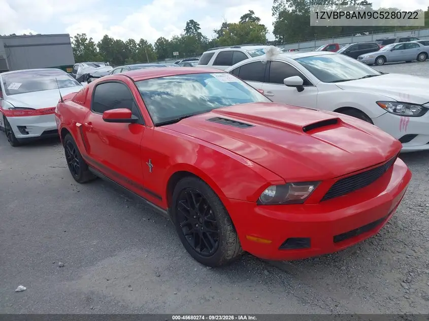 FORD MUSTANG 2012, VIN 1ZVBP8AM9C5280722