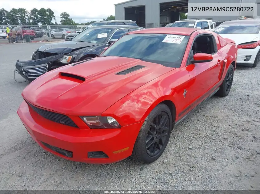 2012 FORD MUSTANG VIN 1ZVBP8AM9C5280722 — фото 2