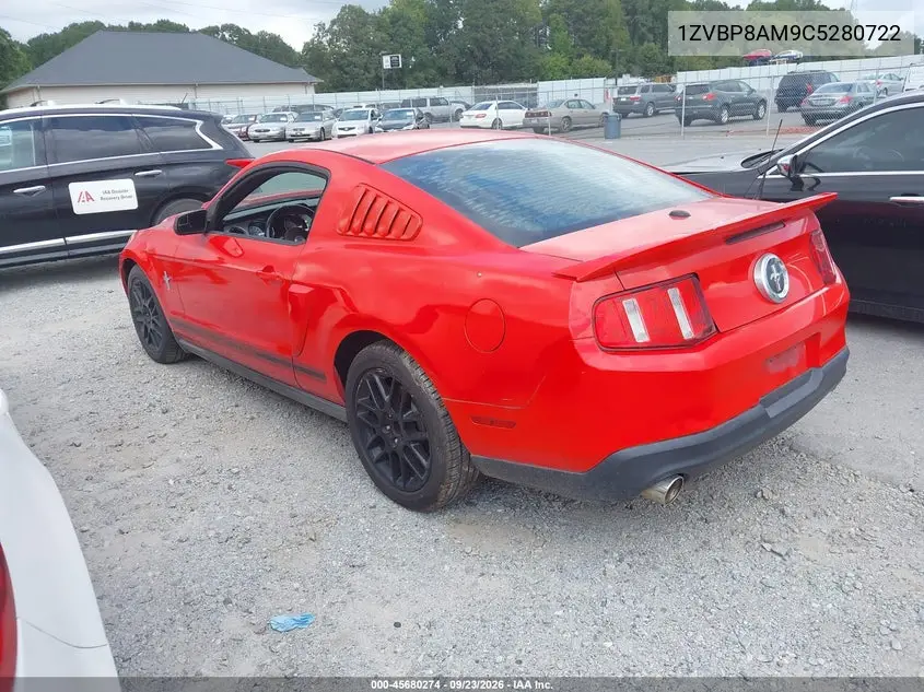 2012 FORD MUSTANG VIN 1ZVBP8AM9C5280722 — фото 3