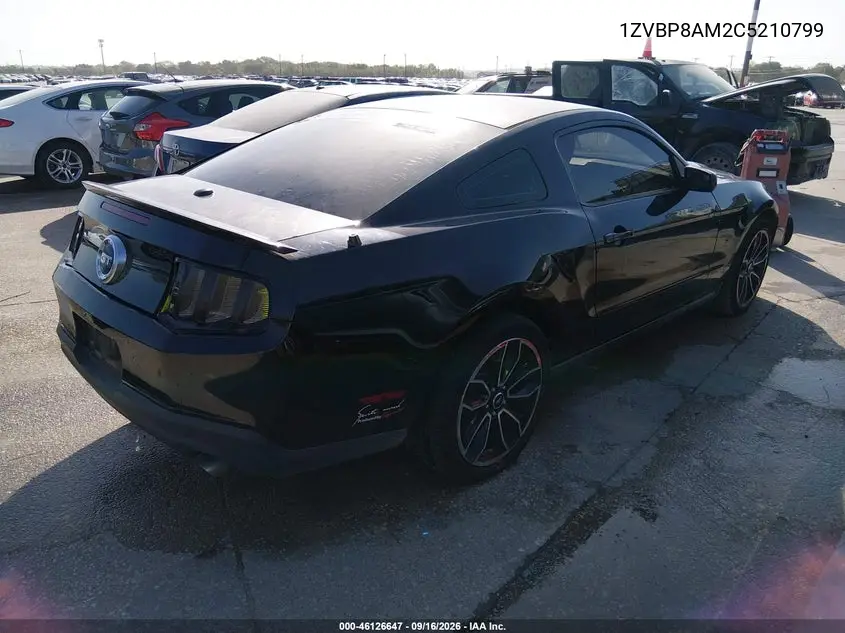2012 FORD MUSTANG VIN 1ZVBP8AM2C5210799 — фото 4