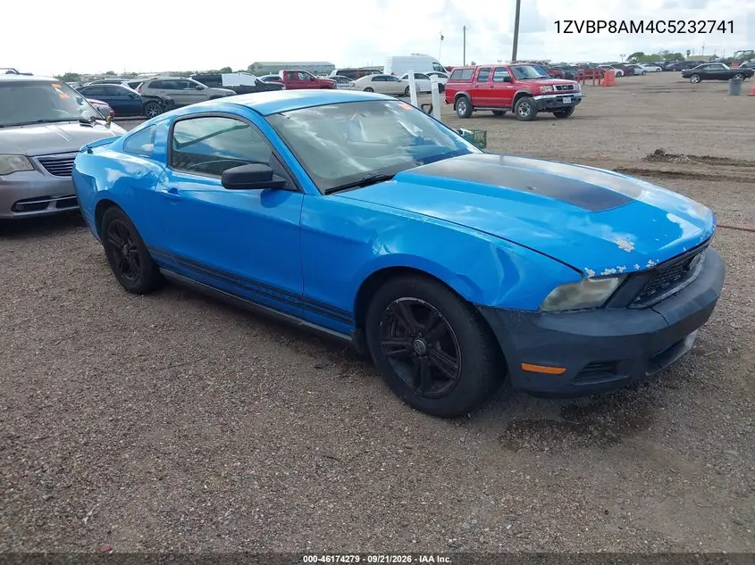 FORD MUSTANG 2012, VIN 1ZVBP8AM4C5232741