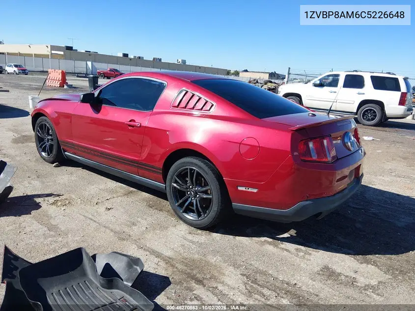 2012 FORD MUSTANG VIN 1ZVBP8AM6C5226648 — фото 3