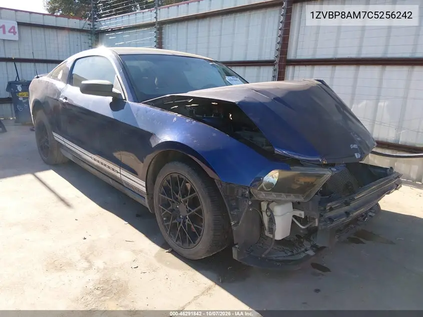 FORD MUSTANG 2012, VIN 1ZVBP8AM7C5256242