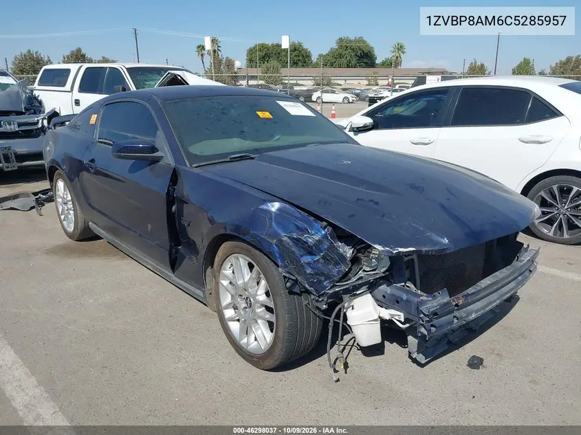 FORD MUSTANG 2012, VIN 1ZVBP8AM6C5285957