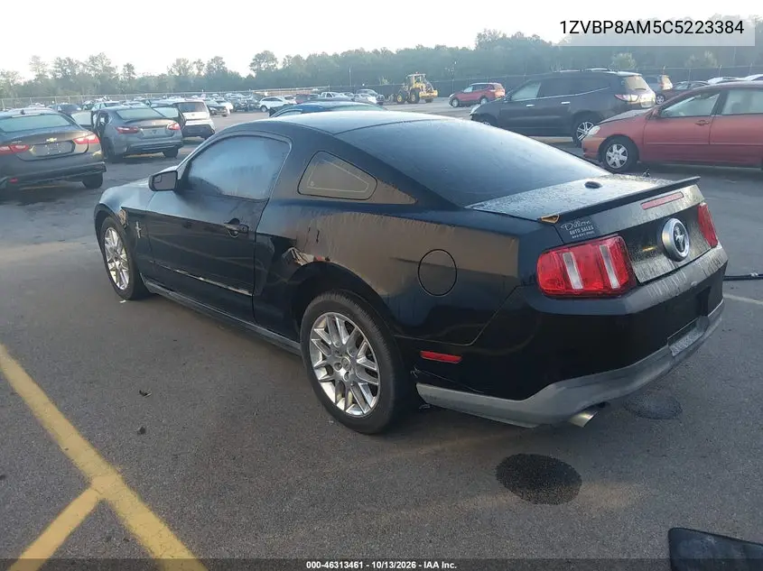 2012 FORD MUSTANG VIN 1ZVBP8AM5C5223384 — фото 3