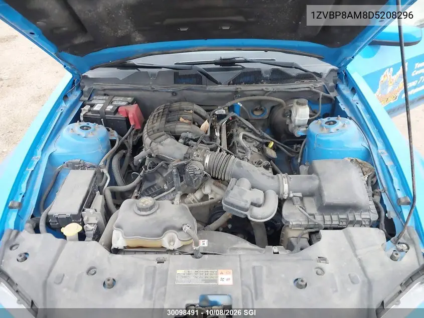 2013 FORD MUSTANG VIN 1ZVBP8AM8D5208296 — фото 10