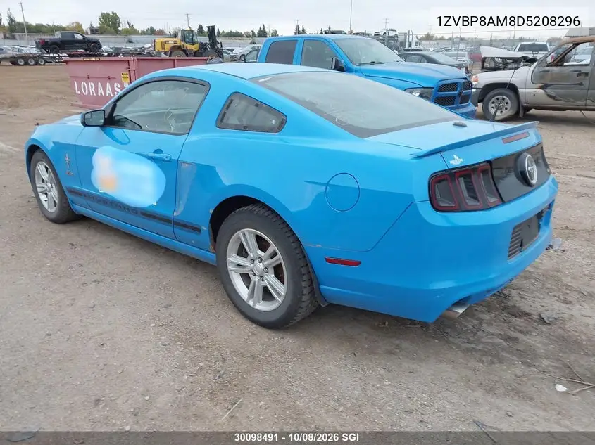 2013 FORD MUSTANG VIN 1ZVBP8AM8D5208296 — фото 3