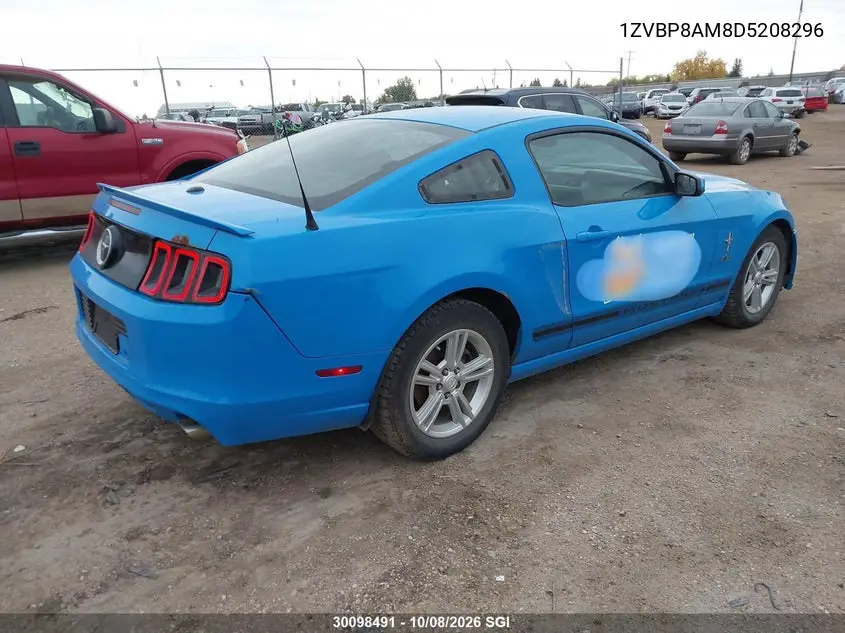 2013 FORD MUSTANG VIN 1ZVBP8AM8D5208296 — фото 4