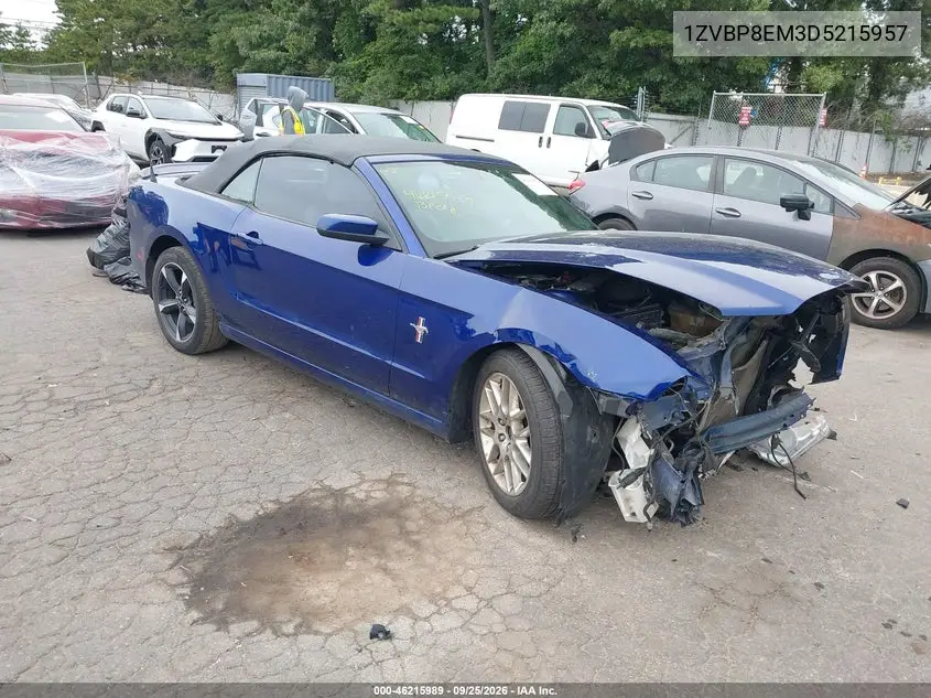 FORD MUSTANG 2013, VIN 1ZVBP8EM3D5215957