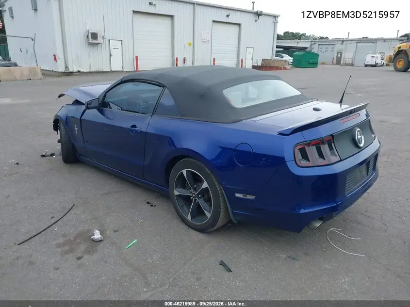 2013 FORD MUSTANG VIN 1ZVBP8EM3D5215957 — фото 3