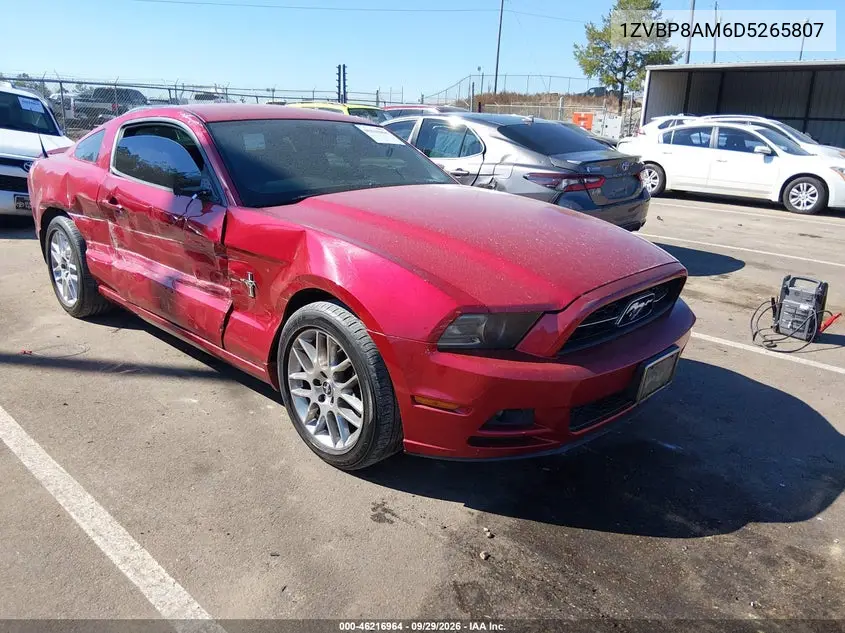 FORD MUSTANG 2013, VIN 1ZVBP8AM6D5265807