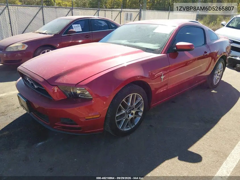 2013 FORD MUSTANG VIN 1ZVBP8AM6D5265807 — фото 2