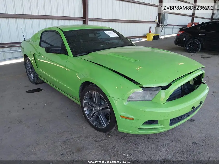 FORD MUSTANG 2013, VIN 1ZVBP8AM8D5236292
