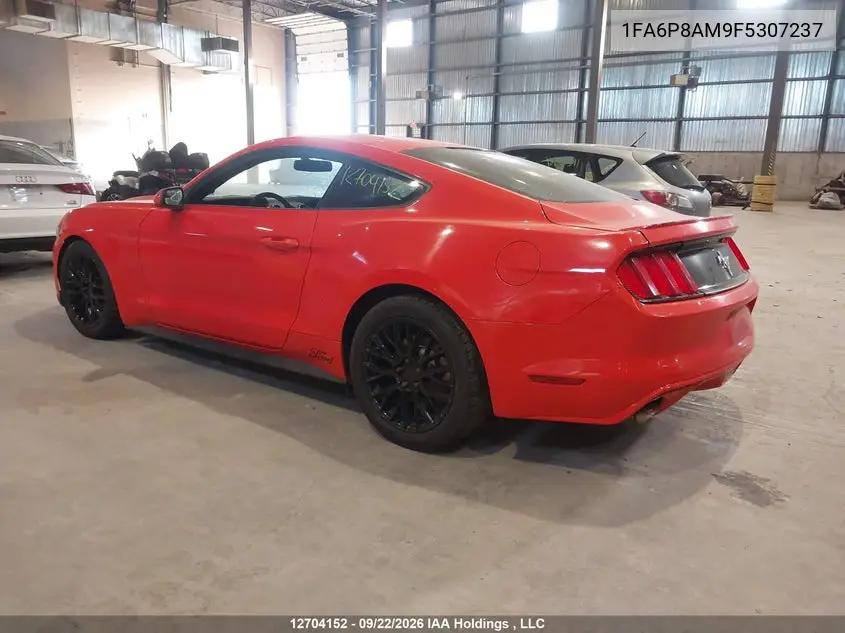 2015 FORD MUSTANG VIN 1FA6P8AM9F5307237 — фото 3