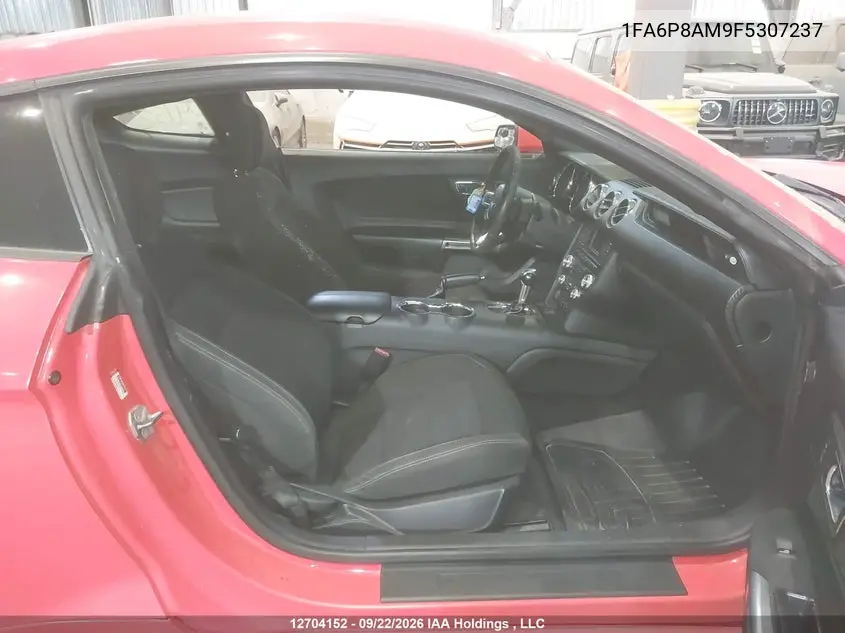 2015 FORD MUSTANG VIN 1FA6P8AM9F5307237 — фото 5