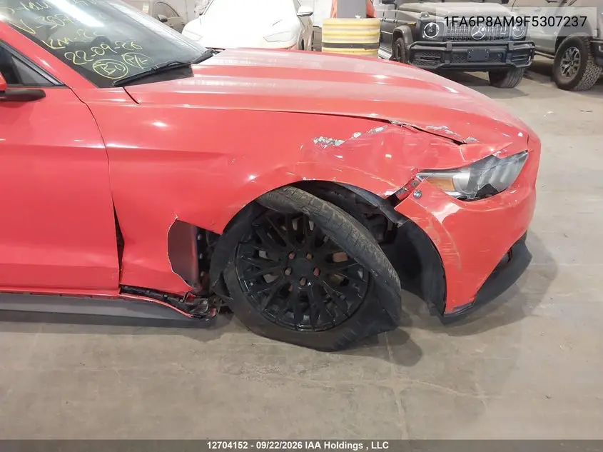 2015 FORD MUSTANG VIN 1FA6P8AM9F5307237 — фото 6