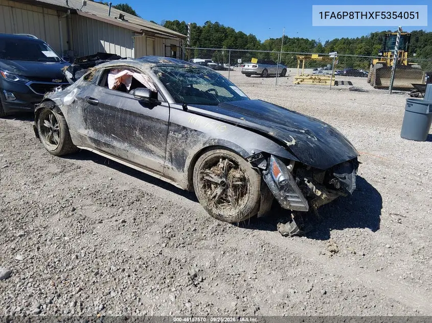FORD MUSTANG 2015, VIN 1FA6P8THXF5354051