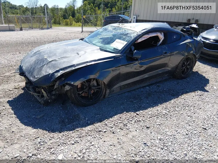 2015 FORD MUSTANG VIN 1FA6P8THXF5354051 — фото 2