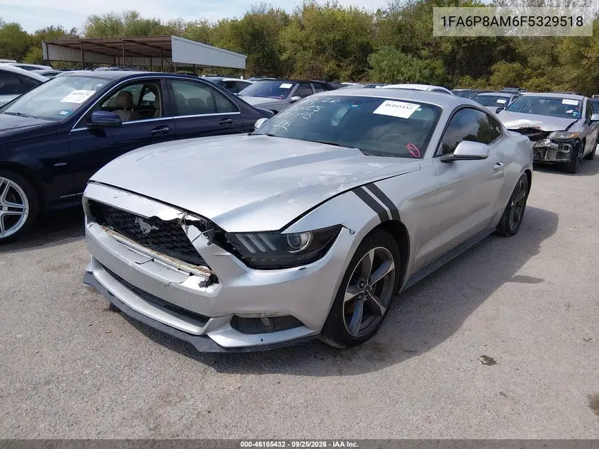 2015 FORD MUSTANG VIN 1FA6P8AM6F5329518 — фото 2