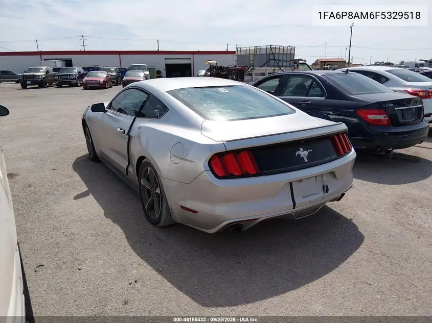 2015 FORD MUSTANG VIN 1FA6P8AM6F5329518 — фото 3