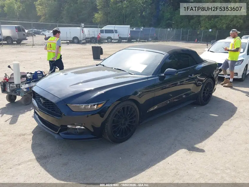 2015 FORD MUSTANG VIN 1FATP8UH2F5353607 — фото 2