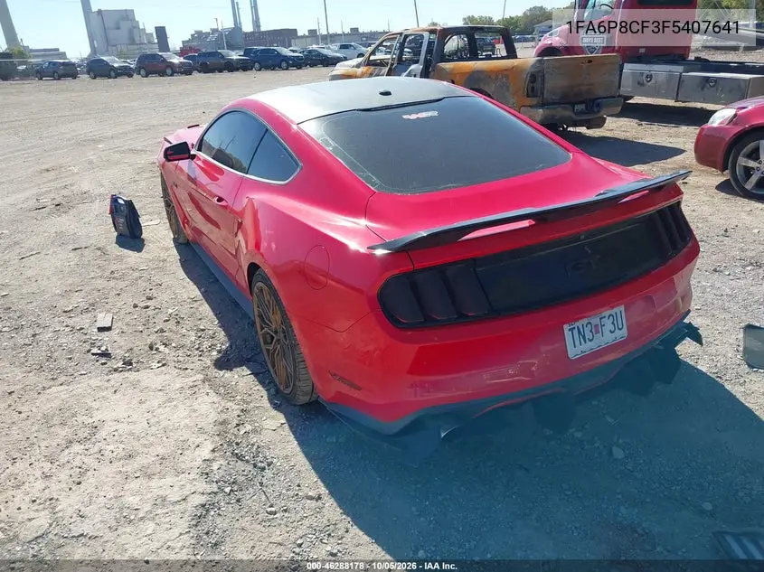 2015 FORD MUSTANG VIN 1FA6P8CF3F5407641 — фото 3