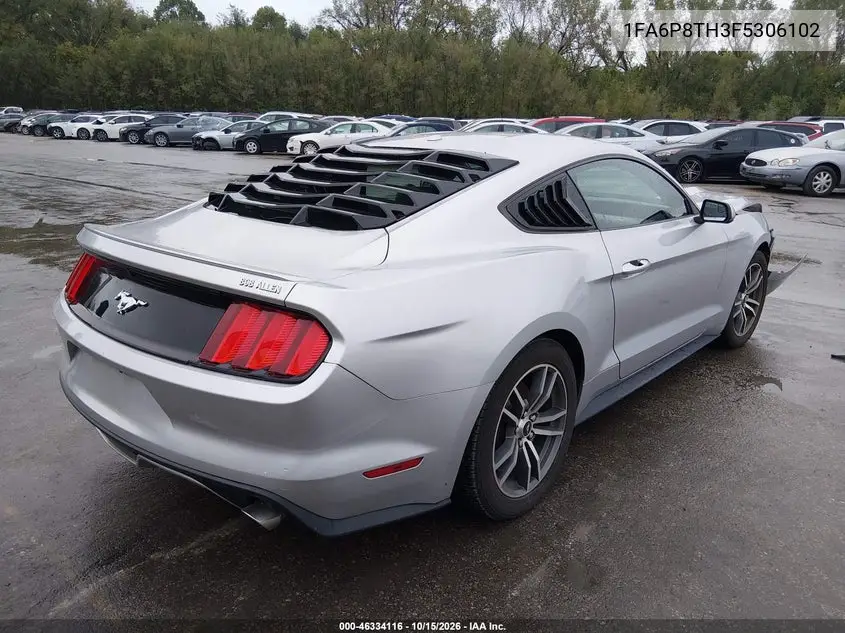 2015 FORD MUSTANG VIN 1FA6P8TH3F5306102 — фото 4