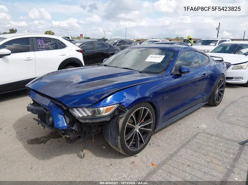 2015 FORD MUSTANG VIN 1FA6P8CF5F5423825 — фото 2