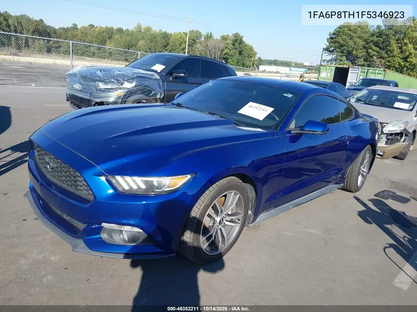 2015 FORD MUSTANG VIN 1FA6P8TH1F5346923 — фото 2