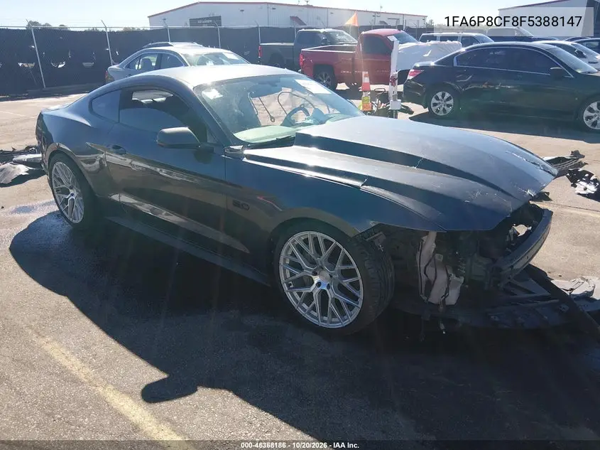 FORD MUSTANG 2015, VIN 1FA6P8CF8F5388147