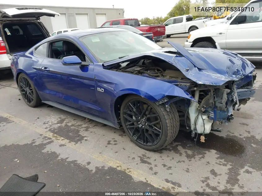 FORD MUSTANG 2015, VIN 1FA6P8CF7F5348710