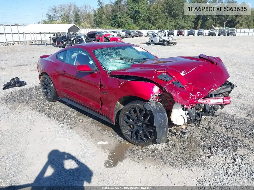 FORD MUSTANG 2015, VIN 1FA6P8CFXF5363685