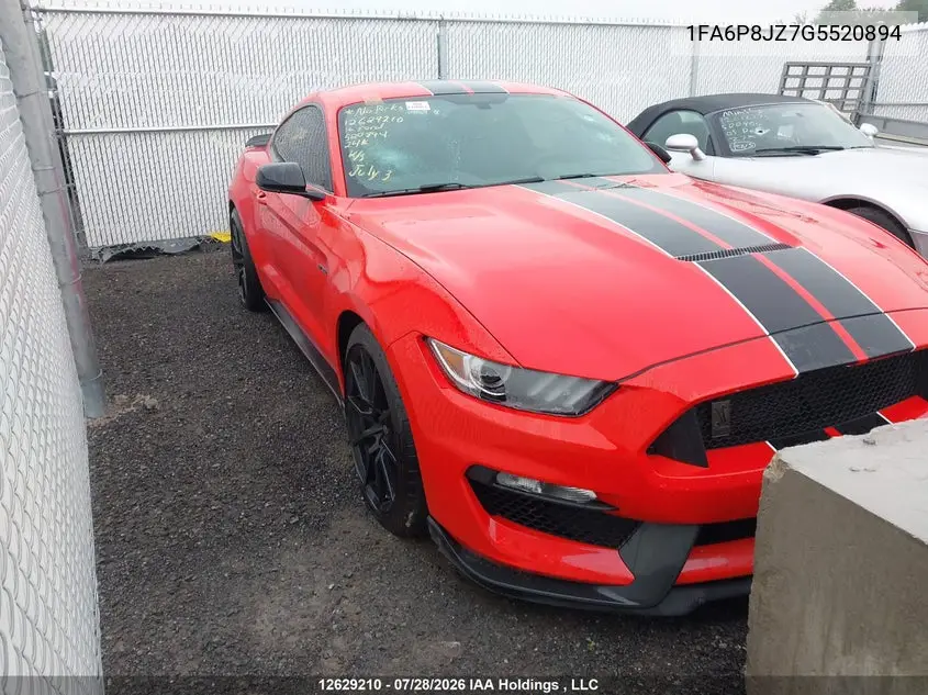 FORD MUSTANG 2016, VIN 1FA6P8JZ7G5520894
