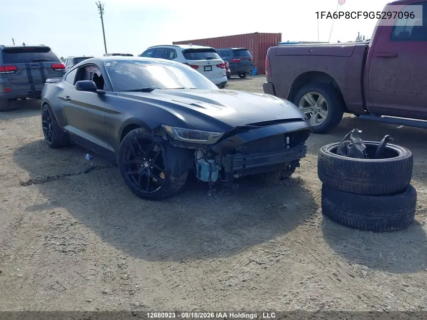 FORD MUSTANG 2016, VIN 1FA6P8CF9G5297096