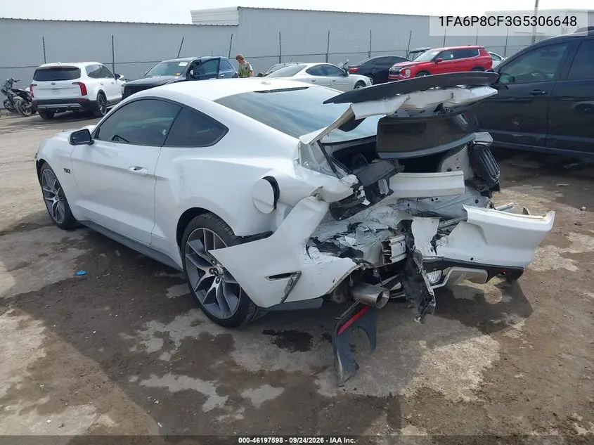 2016 FORD MUSTANG VIN 1FA6P8CF3G5306648 — фото 3