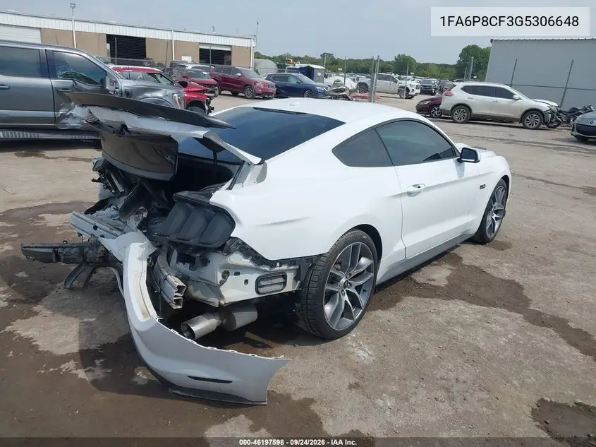 2016 FORD MUSTANG VIN 1FA6P8CF3G5306648 — фото 4