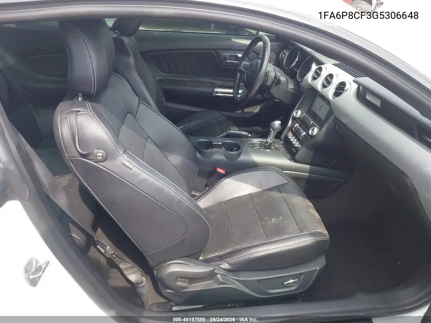 2016 FORD MUSTANG VIN 1FA6P8CF3G5306648 — фото 5