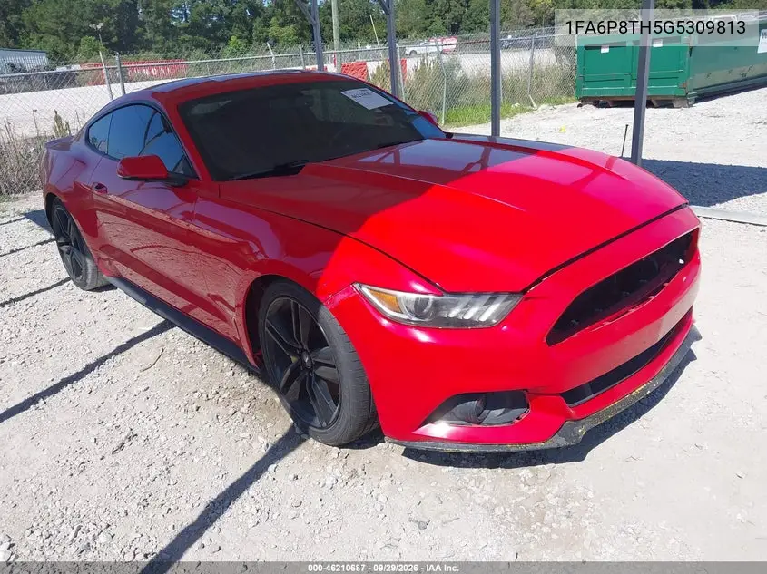 FORD MUSTANG 2016, VIN 1FA6P8TH5G5309813