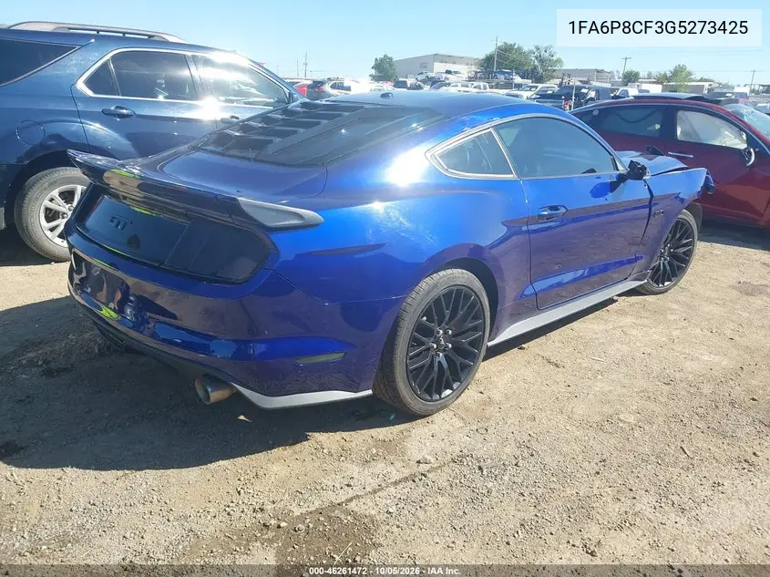 2016 FORD MUSTANG VIN 1FA6P8CF3G5273425 — фото 4