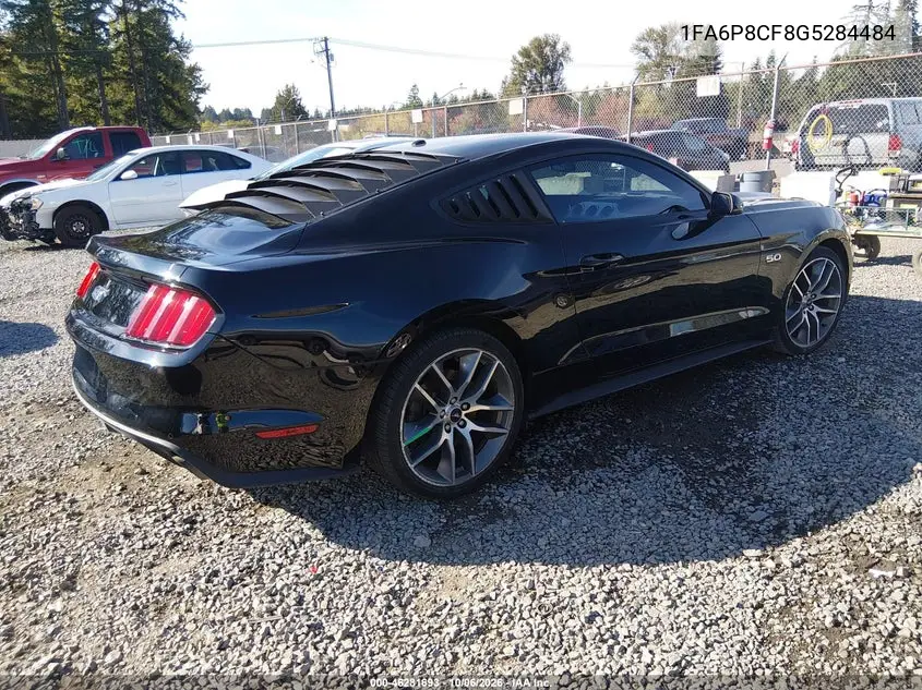 2016 FORD MUSTANG VIN 1FA6P8CF8G5284484 — фото 4