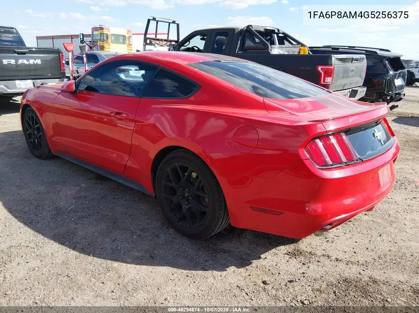 2016 FORD MUSTANG VIN 1FA6P8AM4G5256375 — фото 3