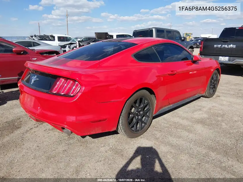 2016 FORD MUSTANG VIN 1FA6P8AM4G5256375 — фото 4