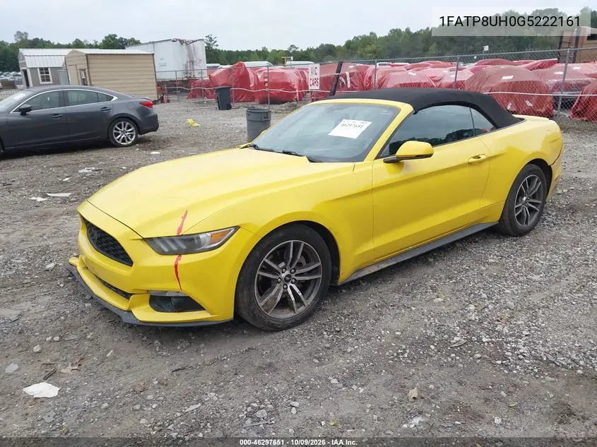 2016 FORD MUSTANG VIN 1FATP8UH0G5222161 — фото 2